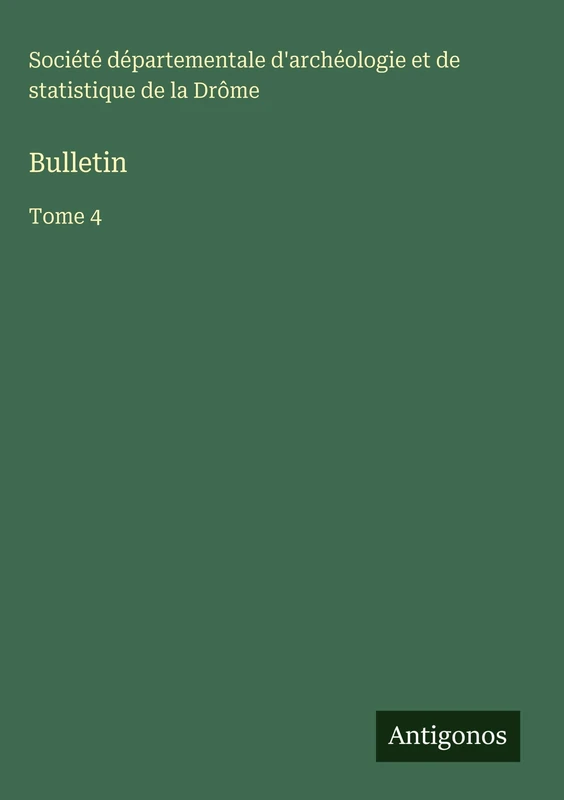 Bulletin: Tome 4