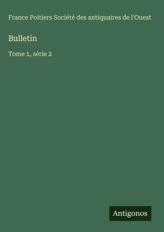 Bulletin: Tome 1, série 2