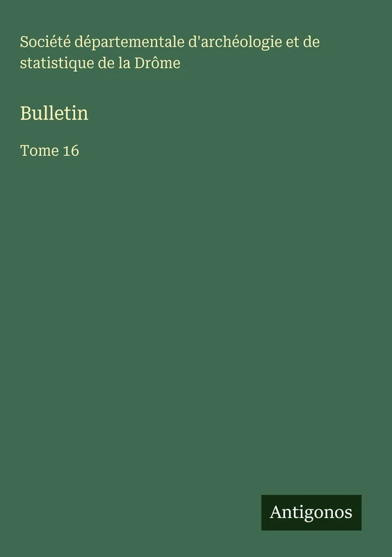Bulletin: Tome 16