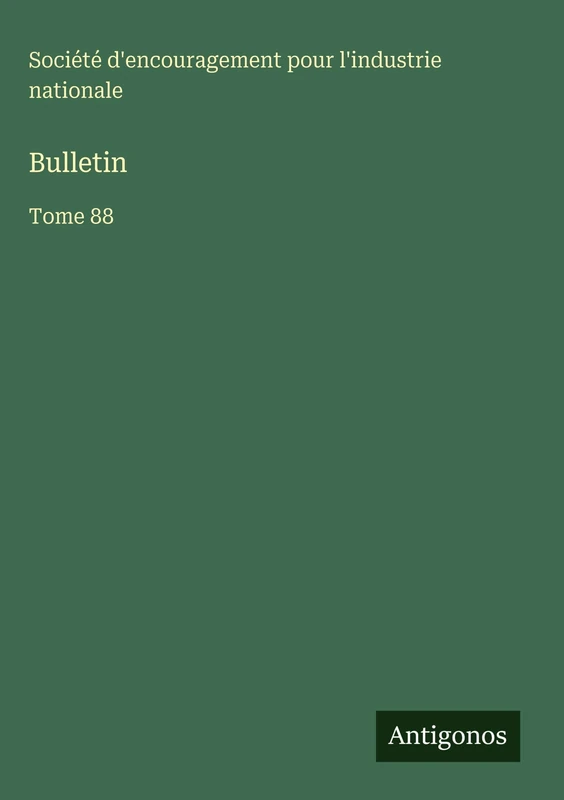Bulletin: Tome 88