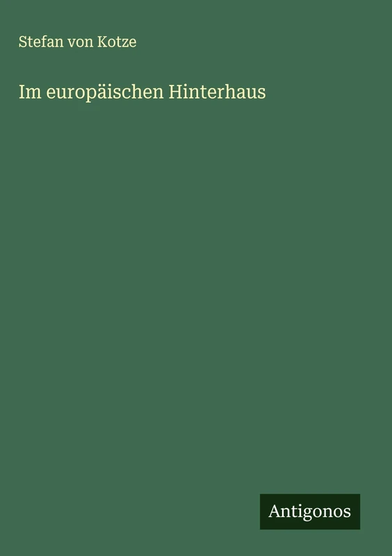 Im europäischen Hinterhaus
