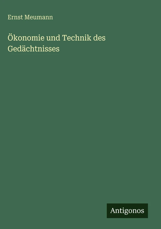 Ökonomie und Technik des Gedächtnisses
