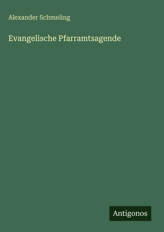 Evangelische Pfarramtsagende