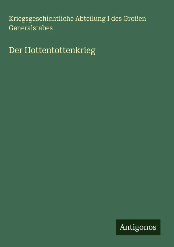 Der Hottentottenkrieg