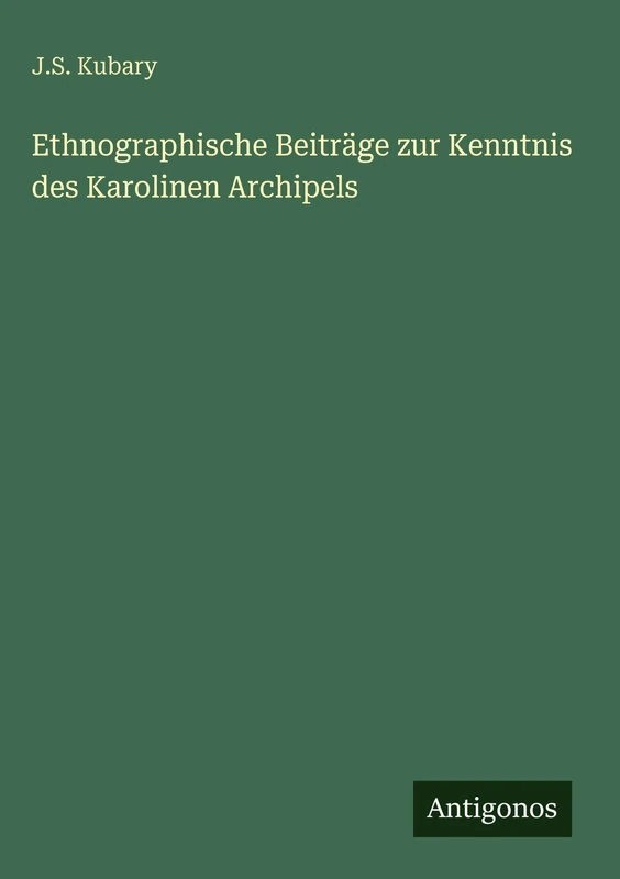 Ethnographische Beiträge zur Kenntnis des Karolinen Archipels - Image 1