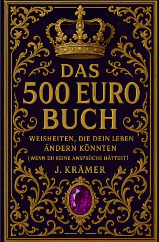 Das 500 Euro Buch: Weisheiten, die dein Leben ändern könnten (wenn du keine Ansprüche hättest)