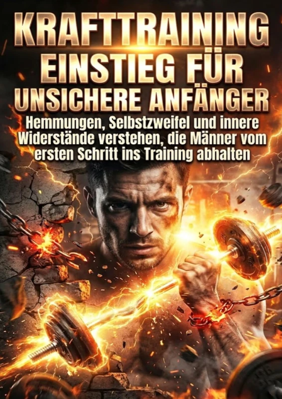 Krafttraining Einstieg für unsichere Anfänger: Hemmungen, Selbstzweifel und innere Widerstände verstehen, die Männer vom ersten Schritt ins Training abhalten