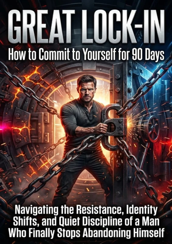 Great Lock-In: How to Commit to Yourself for 90 Days: Navigating the Resistance, Identity Shifts, and Quiet Discipline of a Man Who Finally Stops Abandoning Himself