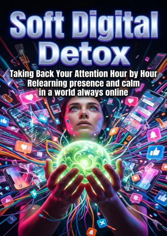 Soft Digital Detox: Taking Back Your Attention Hour by Hour: Relearning presence and calm in a world always online - Image 1