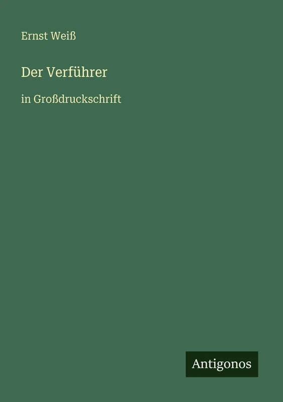 Der Verführer: in Großdruckschrift