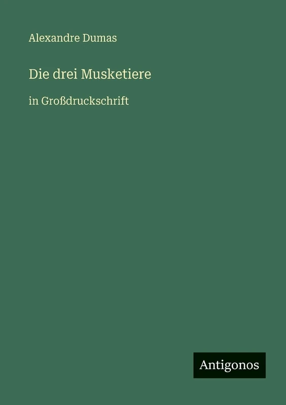 Die drei Musketiere: in Großdruckschrift - Image 1