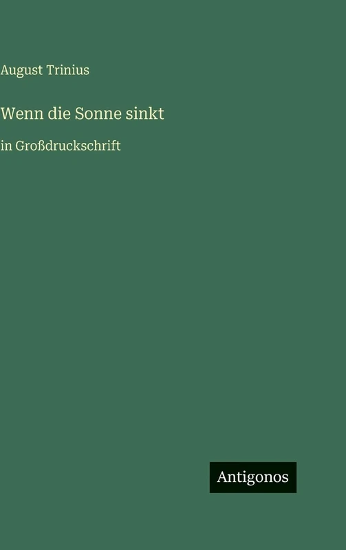 Wenn die Sonne sinkt: in Großdruckschrift - Image 1