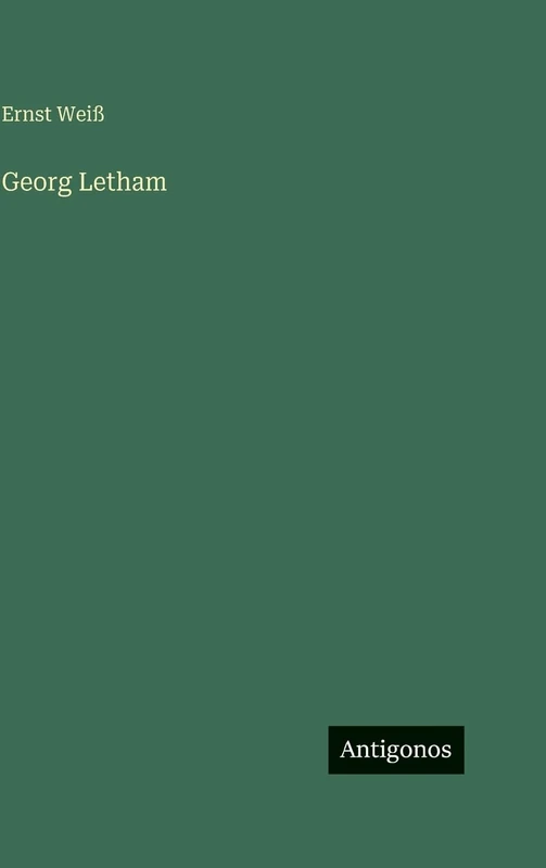 Georg Letham - Image 1