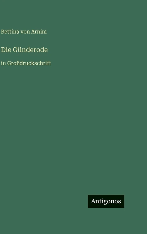 Die Günderode: in Großdruckschrift - Image 1