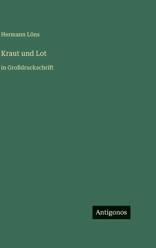 Kraut und Lot: in Großdruckschrift - Image 1