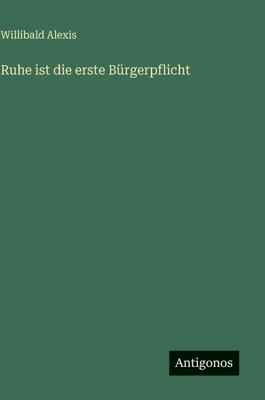 Ruhe ist die erste Bürgerpflicht