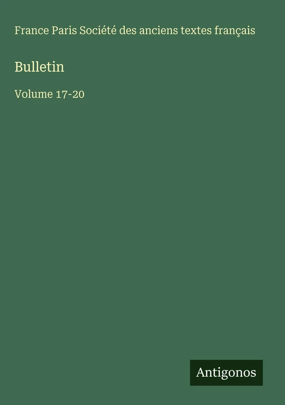 Bulletin: Volume 17-20