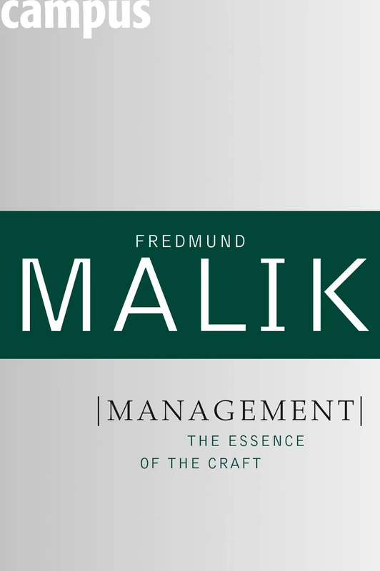 Management – The Essence of the Craft (Management: Mastering Complexity, 1) - Image 1