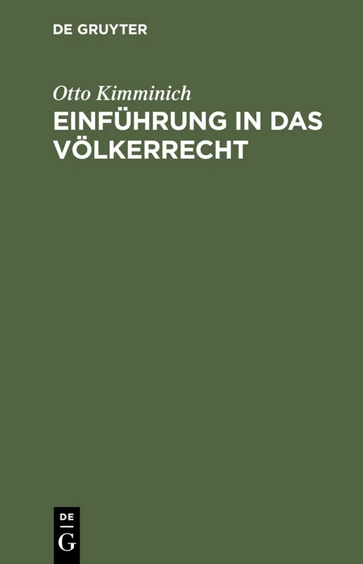 Einführung in Das Völkerrecht - Image 1