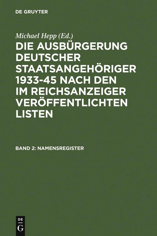 Namensregister / Name Index: 2