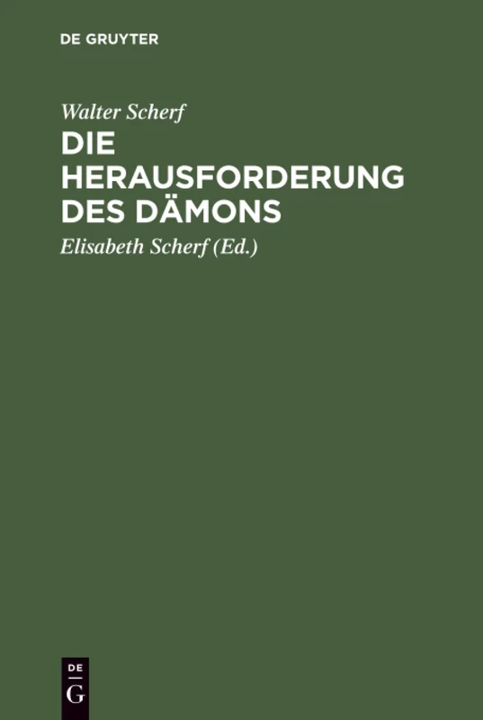 De Gruyter Saur - Die Herausforderung des Damons Book - Image 1