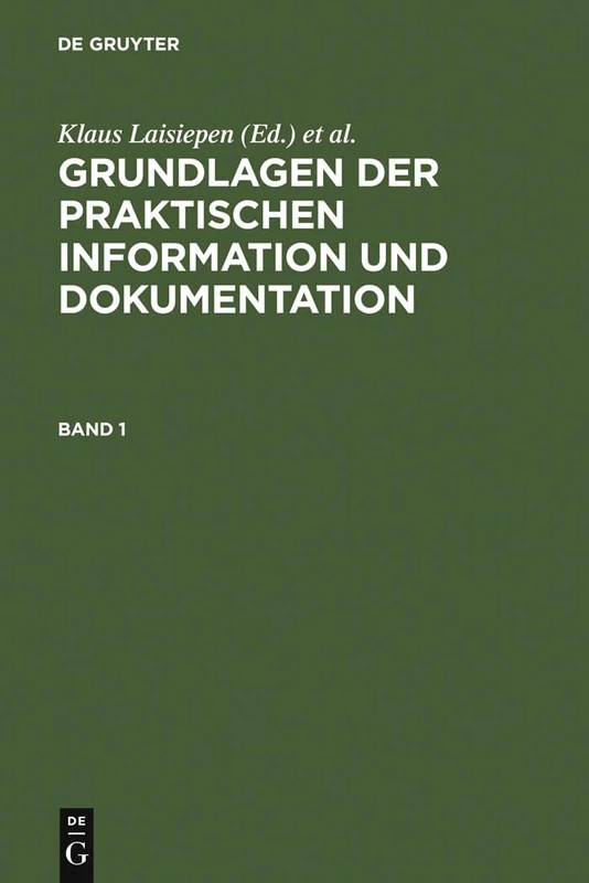 De Gruyter Saur - Grundlagen Der Praktischen Information