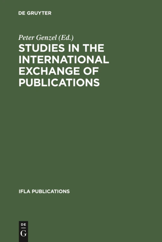 Studies in the international exchange of publications: 18