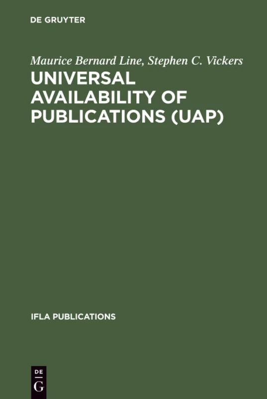 Universal Availability of Publications (UAP): A Programme to Improve the National and International Provision and Supply of Publications: 25 - Image 1