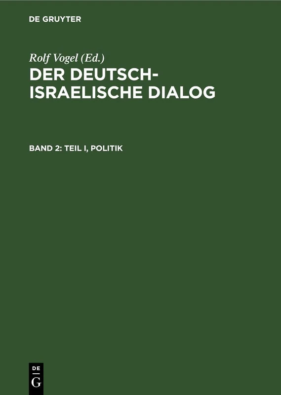 Teil I, Politik: 1