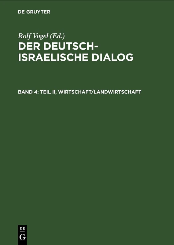 Teil II, Wirtschaft/Landwirtschaft: 2