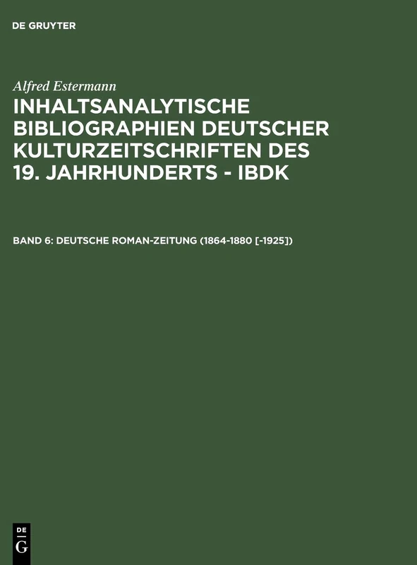 Deutsche Roman-Zeitung (1864-1880 [-1925])