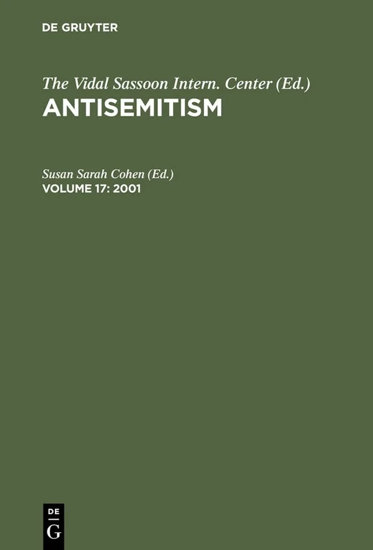 2001: An Annotated Bibliography: 17 (Antisemitism Bibliography)