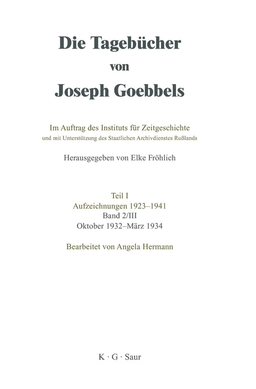 Oktober 1932 - März 1934