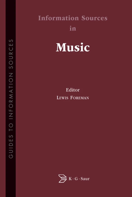 Information Sources in Music (Guides to Information Sources)