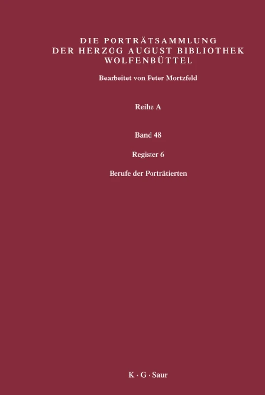 Register 6: Berufe Der Porträtierten - Image 1