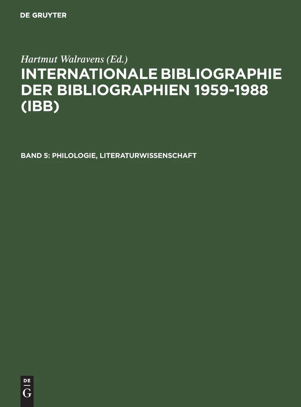Philologie, Literaturwissenschaft: Language and Literature