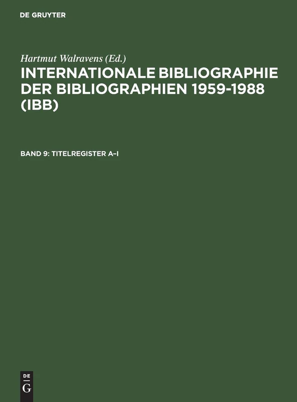 Titelregister A-I