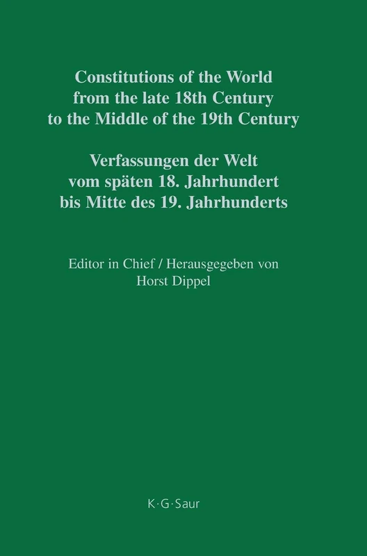Constitutional Documents of the United States of America 1776-1860: Vermont-Wisconsin (Americas): Addendum Et Corrigendum