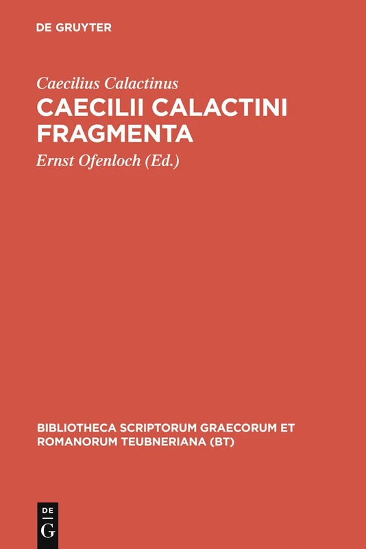 Fragmenta (Bibliotheca scriptorum Graecorum et Romanorum Teubneriana)