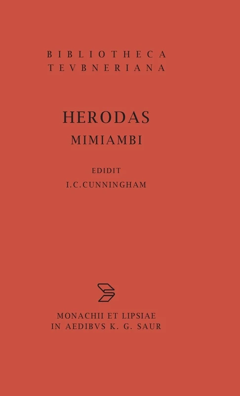 Mimiambi: 1258 (Bibliotheca Scriptorum Graecorum Et Romanorum Teubneriana)