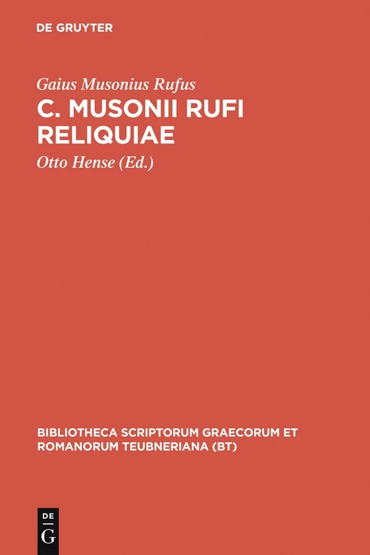 Reliquiae (Bibliotheca scriptorum Graecorum et Romanorum Teubneriana)