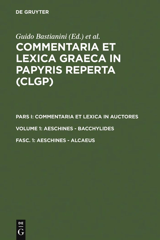 Aeschines - Alcaeus: 1