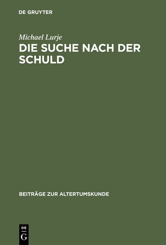 Die Suche nach der Schuld. Sophokles' Oedipus Rex, Aristoteles' Poetik und das Tragödienverständnis der Neuzeit