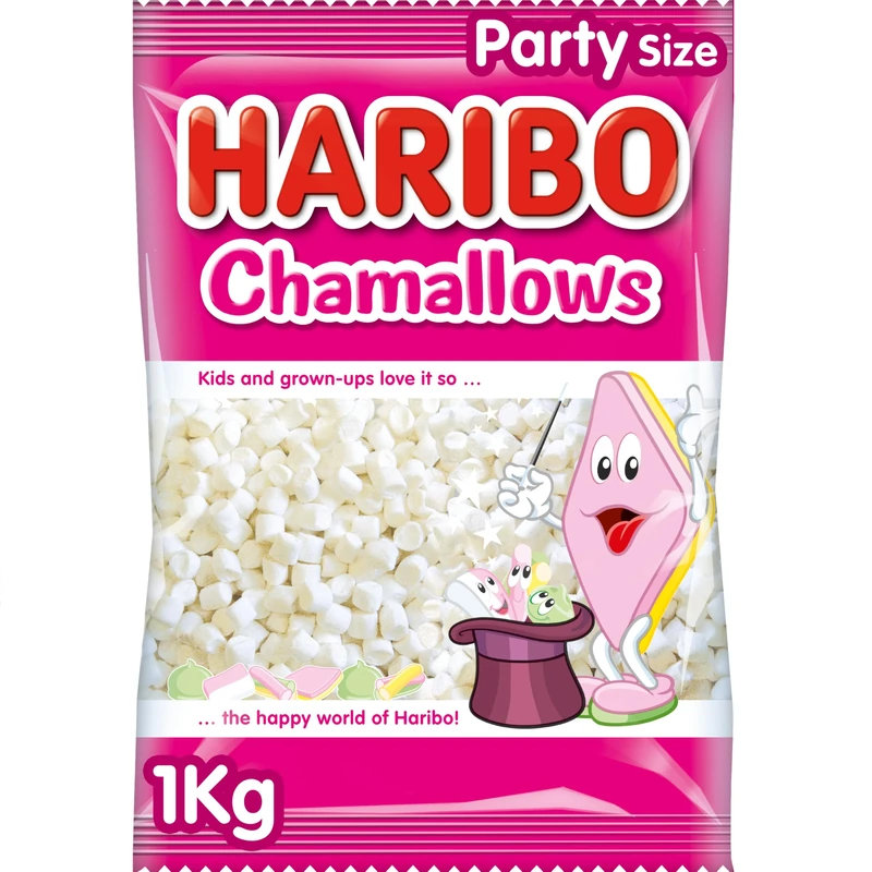 HARIBO Chamallows Mini Marshmellows, White, 1 kg