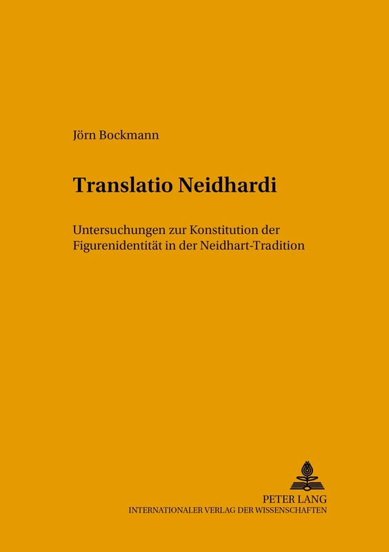 Translatio Neidhardi: Untersuchungen Zur Konstitution Der Figurenidentitaet in Der Neidhart-Tradition: 61 (Mikrokosmos)