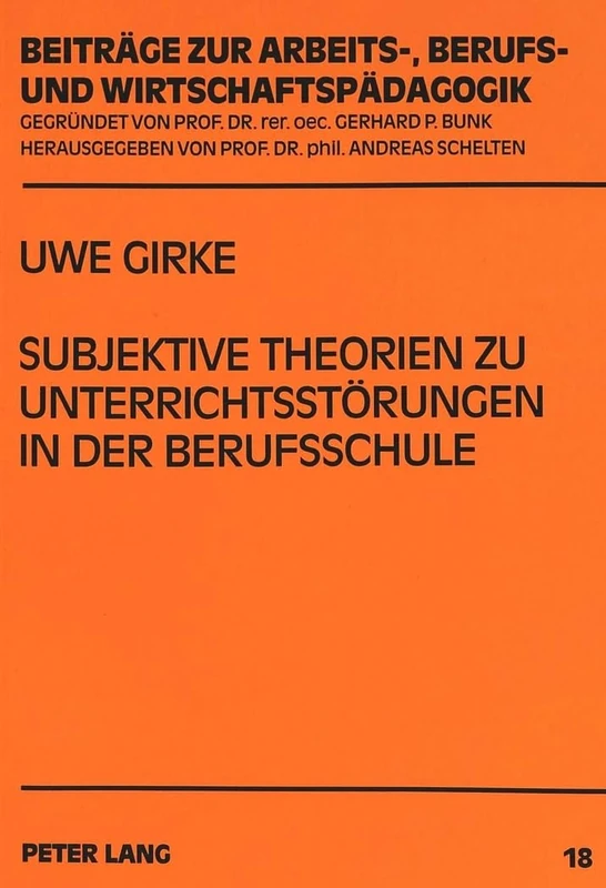 Subjektive Theorien Zu Unterrichtsstoerungen in Der Berufsschule: Ein Vergleich Von Lehrern ALS Lehramtsstudenten Und Referendaren Sowie Lehrern Im ... Arbeits-, Berufs- Und Wirtschaftspaedagogik) - Image 1