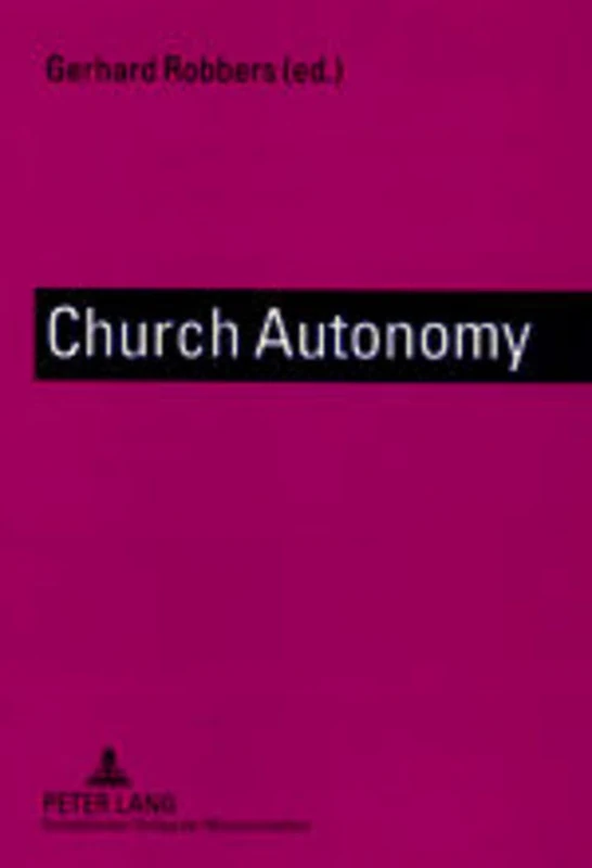 Church Autonomy: A Comparative Survey