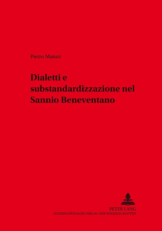 Dialetti e substandardizzazione nel Sannio Beneventano: 16 (Variolingua. Nonstandard - Standard - Substandard)