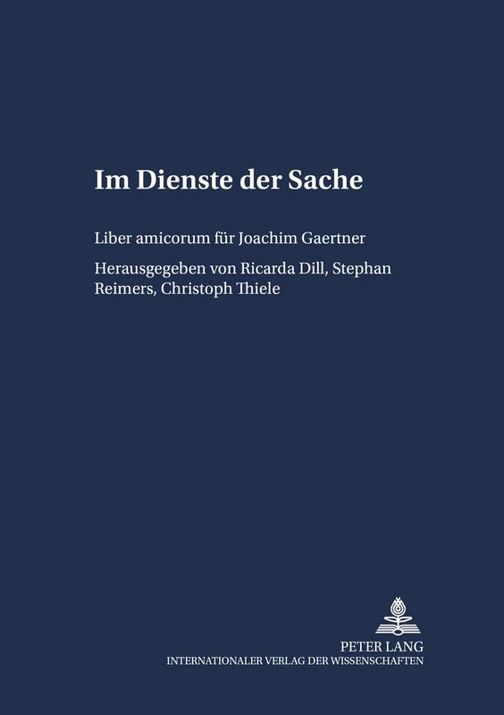 Im Dienste Der Sache: Liber Amicorum Fuer Joachim Gaertner: 8 (Schriften Zum Staatskirchenrecht)