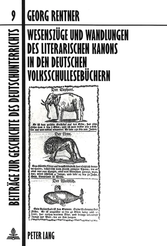 Wesenszuege Und Wandlungen Des Literarischen Kanons in Den Deutschen Volksschullesebuechern: 9 (Beitraege Zur Geschichte Des Deutschunterrichts) - Image 1